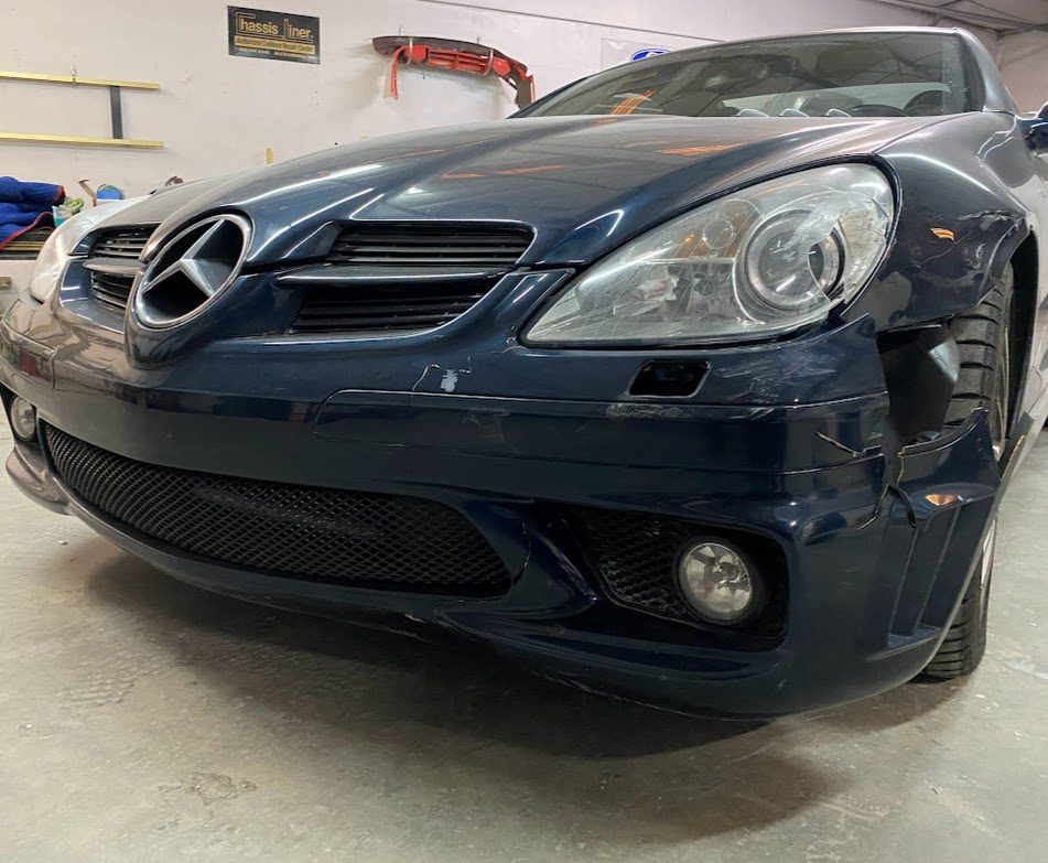 Front-end collision repair
